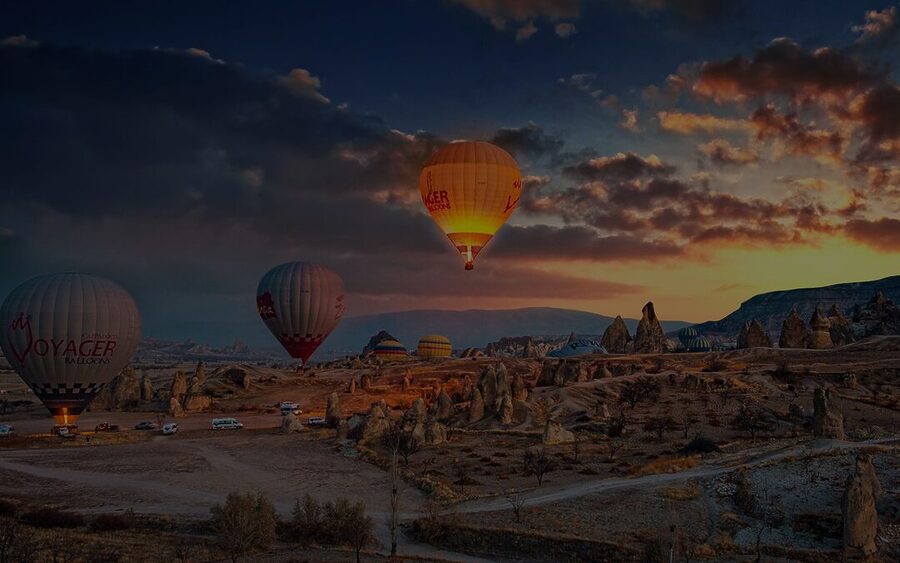 Un viaje en globo sobre la Capadocia, Turquía